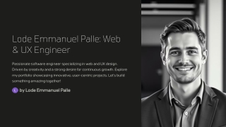 Lode Palle: Crafting Digital Experiences Through Web & UX Design