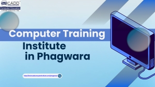 Computer Training Institute In Phagwara
