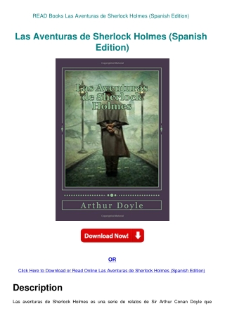 READ Books Las Aventuras de Sherlock Holmes (Spanish Edition)