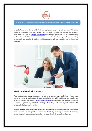 Transform Your Style with an Expert Image Consultant