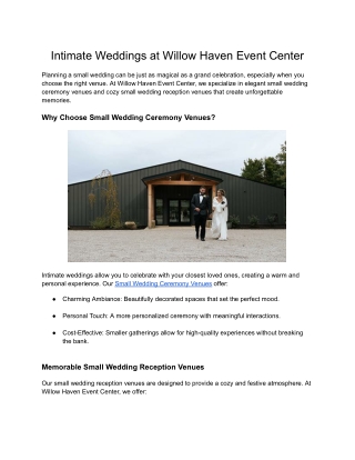 Wedding Venues Wooster Ohio