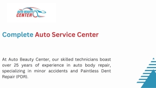 Complete Auto Service Center