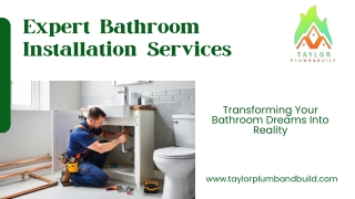 Complete Bathroom Installation Services