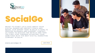 Experience the Best Seo Services in Delhi Now - SocialGo