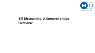 Bill Discounting- A Comprehensive Overview
