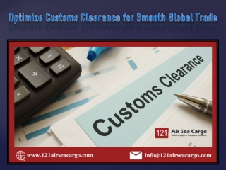 Optimize Customs Clearance for Smooth Global Trade