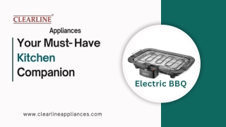 Eectric BBQ | Clearline Appliances