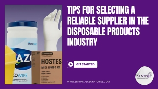 Tips for Choosing a Reliable Supplier in Disposable Products