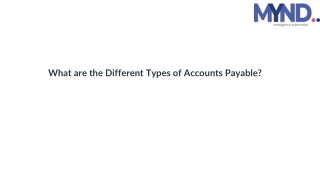 What are the Different Types of Accounts Payable?