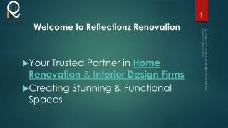 Revamp Your Space with Reflectionz: Top Interio