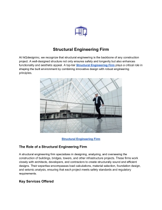 Structural Engineering Firm