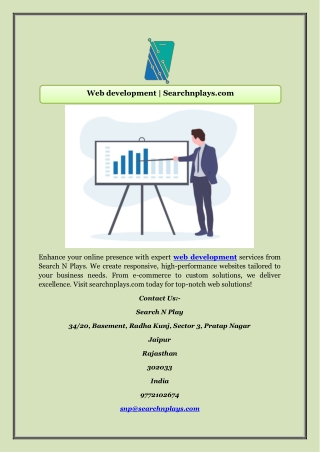 Web development | Searchnplays.com