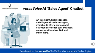 AI Sales Agent: Automate Lead Generation & Boost Conversions | vInnovate Technologies