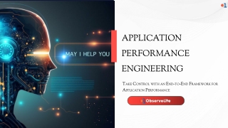 Enhancing Business Efficiency with Application Performance Engineering