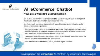 AI-Powered eCommerce Chatbot Solution | Automate Sales & Customer Support with v
