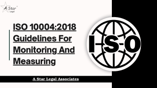 ISO 10004:2018 Guidelines For Monitoring And Measuring