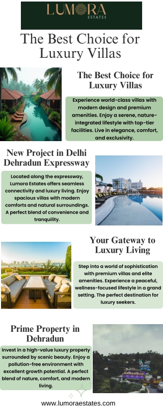 Lumora Estates – Prime Property in Dehradun
