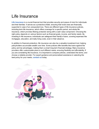 Life Insurance