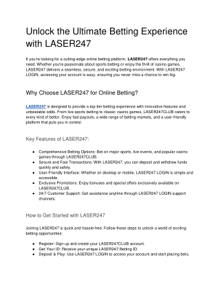 LASER247Club
