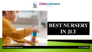 BEST NURSERY IN JLT