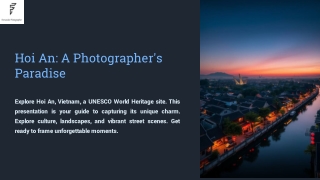 Hoi An A Photographer Paradise