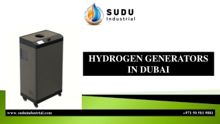 HYDROGEN GENERATORS IN DUBAI