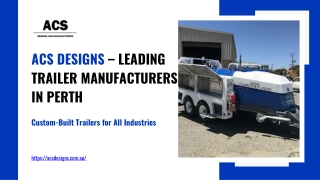 ACS Designs – Expert Trailer Manufacturers in Perth