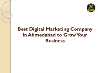 Best Digital Marketing Company in Ahmedabad to Grow Your Business