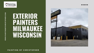 Expert Exterior Painters in Milwaukee, Wisconsin – Painting by Christopher