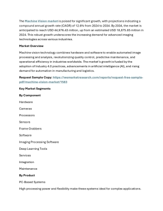 Machine Vision Market