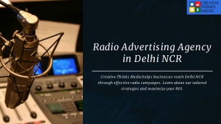 Radio Advertising Agency in Delhi NCR