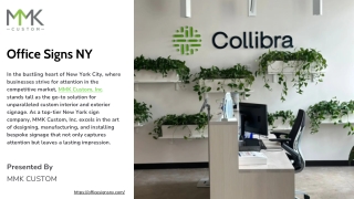 Get Custom Business Signs in NYC – MMK Custom Inc.