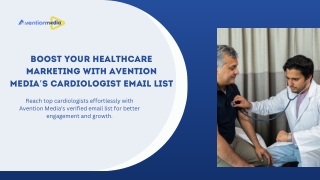 Boost Your Outreach with a Verified Cardiologist Email List!