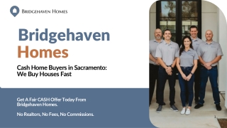 Bridgehaven Homes - Cash Home Buyers In Sacramento