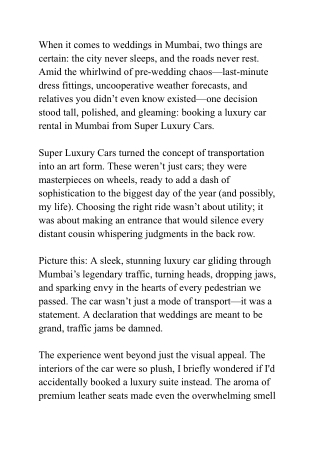 Luxury Wheels for Your Wedding: A Match Made in Heaven