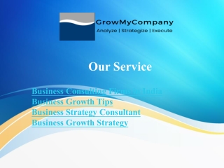 Business Consulting Firms in India