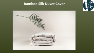 Bamboo Silk Duvet Cover