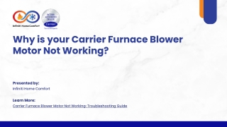 Why is your Carrier Furnace Blower Motor Not Working