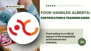 Are You Looking For Food Handler Alberta