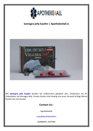 kamagra jelly kaufen  Apotheke4all.is