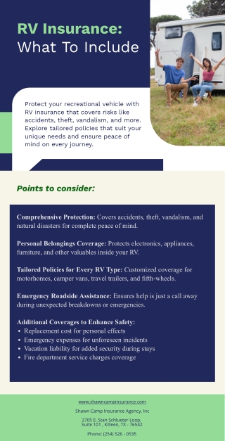 RV Insurance: What To Include