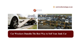 Car Wreckers Dunedin The Best Way to Sell Your Junk Car
