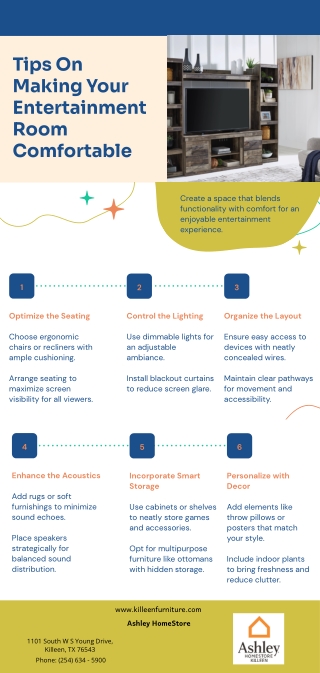 Tips On Making Your Entertainment Room Comfortable