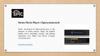 Strato Movie Player | Epicsystems.tech