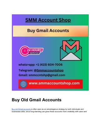Buy Gmail Accounts Web
