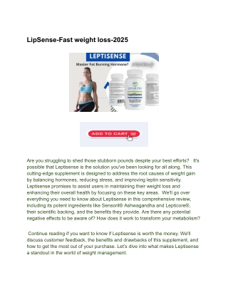 LipSense-Fast weight loss-2025