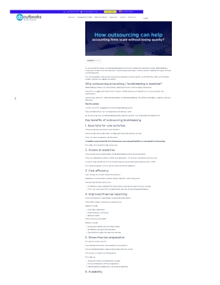 Scaling Accounting Firms Through Outsourcing: A Comprehensive Guide by Outbooks