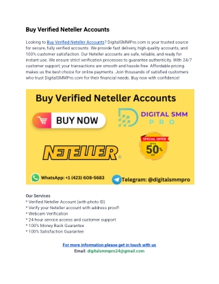 Top Web Site,, Verified Neteller Accounts from USA