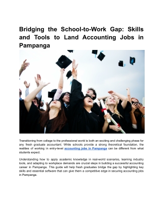 Bridging the School-to-Work Gap_ Skills and Tools to Land Accounting Jobs in Pampanga