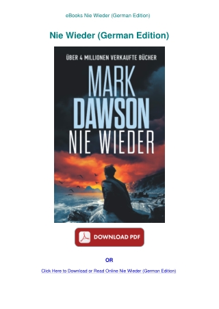 eBooks Nie Wieder (German Edition)